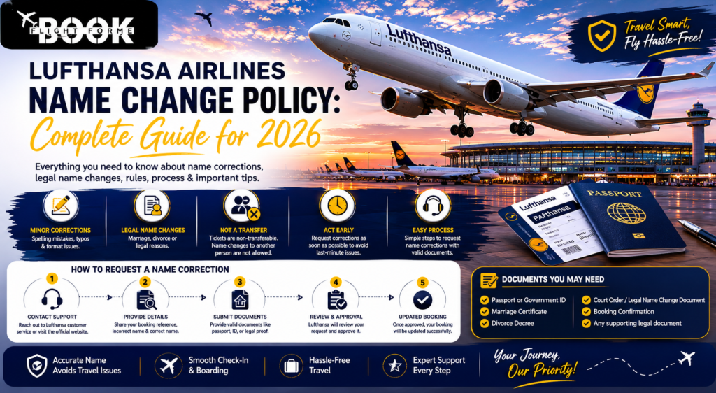 Lufthansa Airlines Name Change Policy