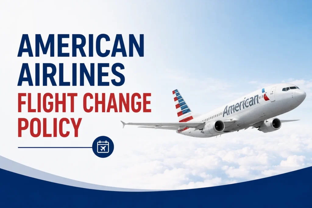 american airlines flight change policy